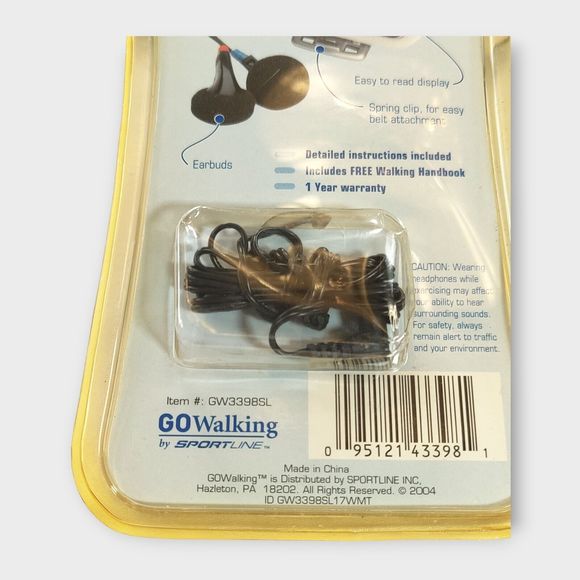 GoWalking SportLine Fm Radio Pedometer GW3398SL - Picture 7 of 8